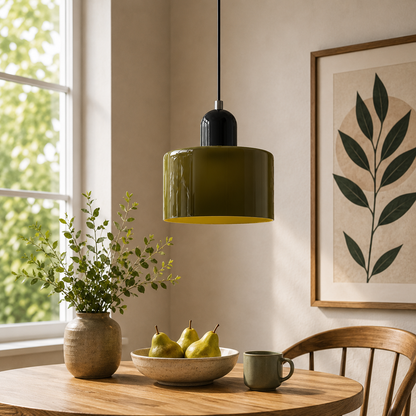 Nordic Glass Globe Pendant Light Industrial Style | Virelia