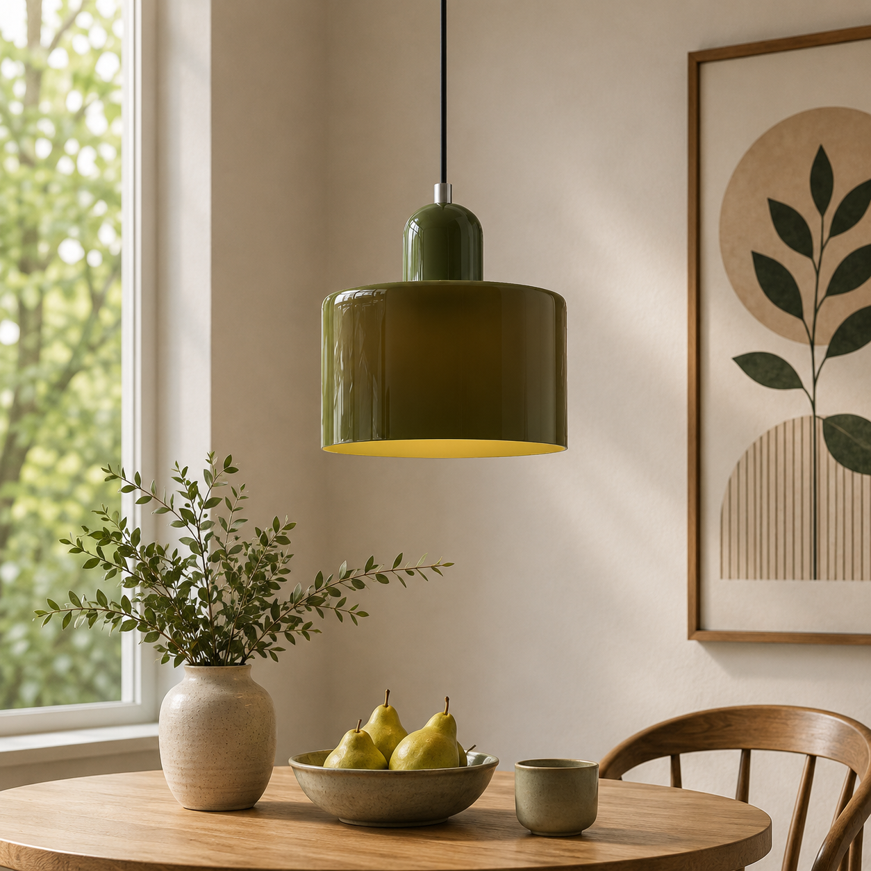 Nordic Glass Globe Pendant Light Industrial Style | Virelia