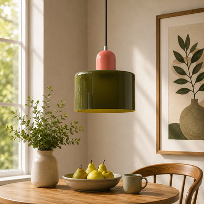 Nordic Glass Globe Pendant Light Industrial Style | Virelia