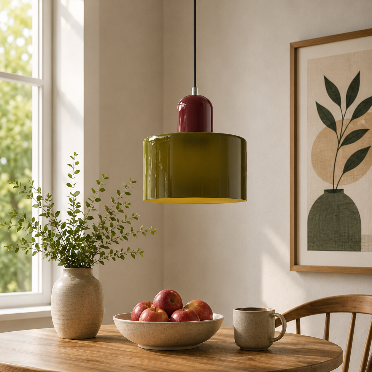 Nordic Glass Globe Pendant Light Industrial Style | Virelia