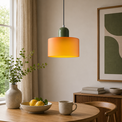 Nordic Glass Globe Pendant Light Industrial Style | Virelia