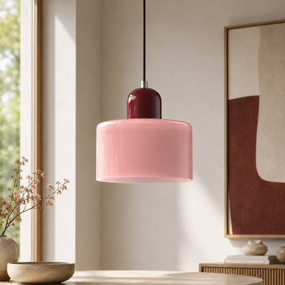 Nordic Glass Globe Pendant Light Industrial Style | Virelia