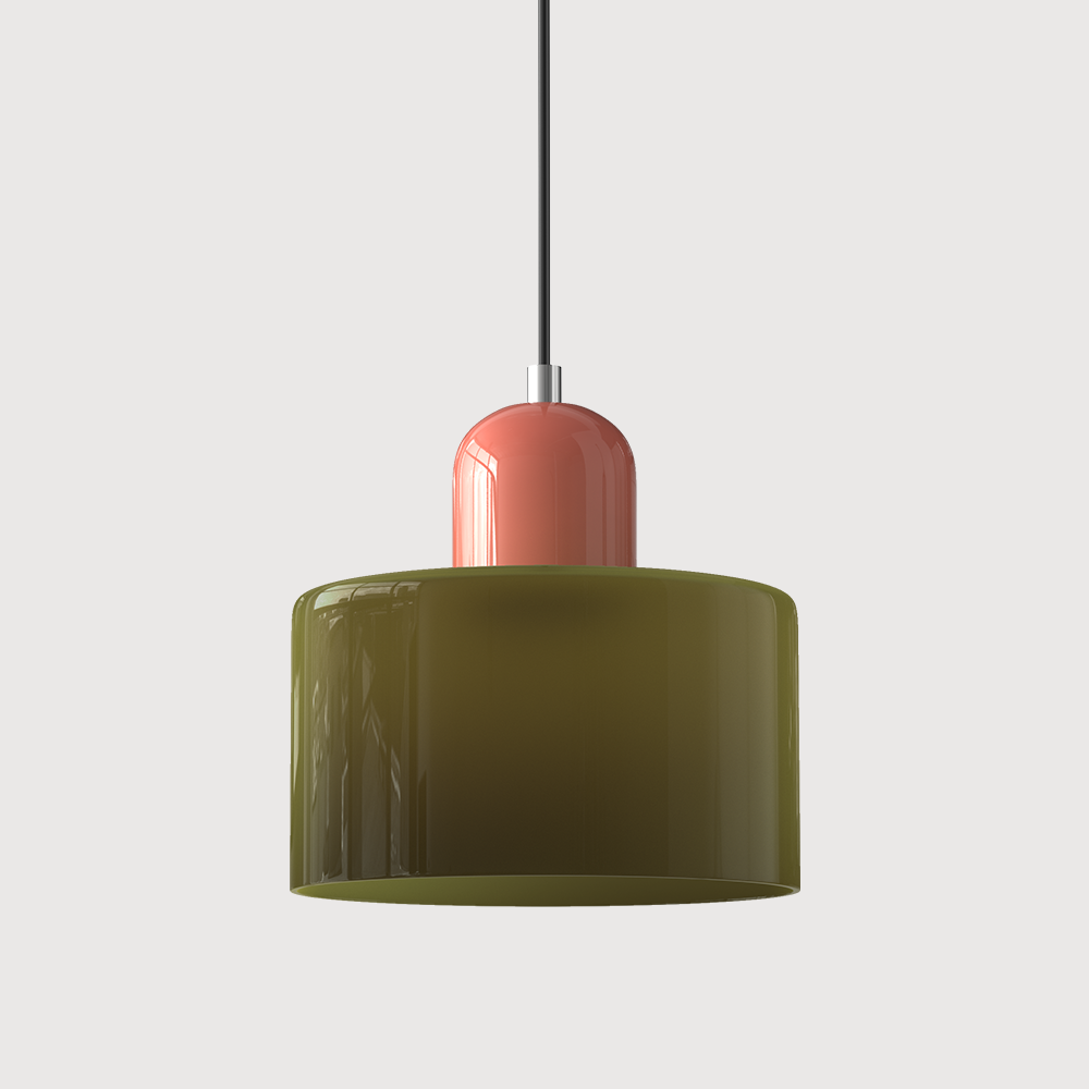 Nordic Glass Globe Pendant Light Industrial Style | Virelia