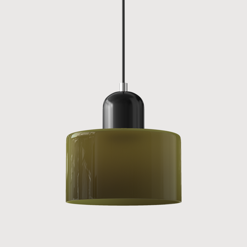 Nordic Glass Globe Pendant Light Industrial Style | Virelia