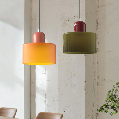 Nordic Glass Globe Pendant Light Industrial Style | Virelia