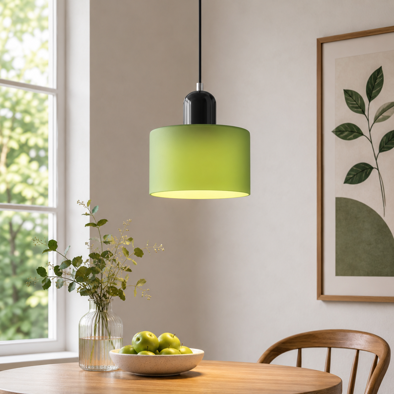 Nordic Glass Globe Pendant Light Industrial Style | Virelia