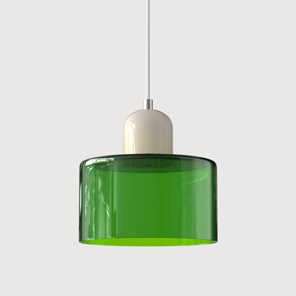 Nordic Glass Globe Pendant Light Industrial Style | Virelia
