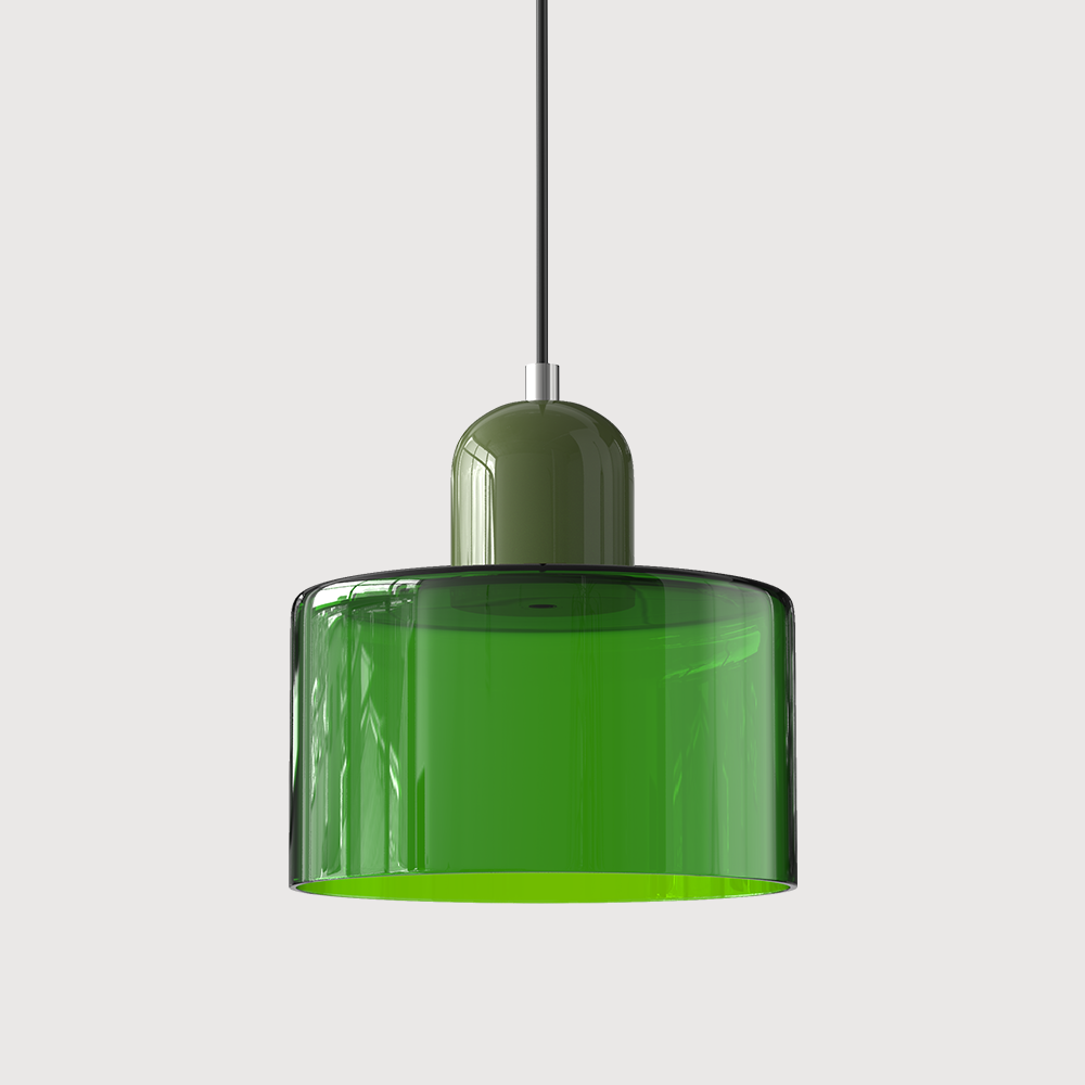Nordic Glass Globe Pendant Light Industrial Style | Virelia