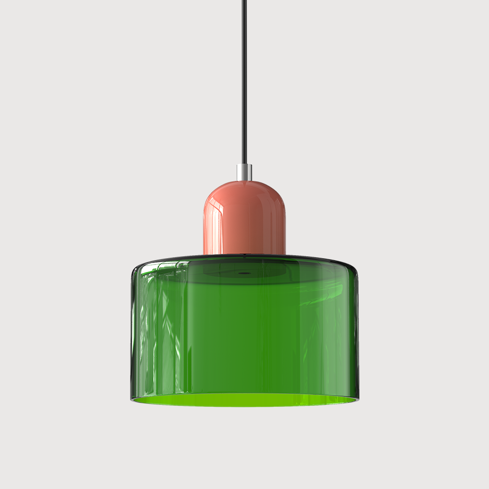 Nordic Glass Globe Pendant Light Industrial Style | Virelia