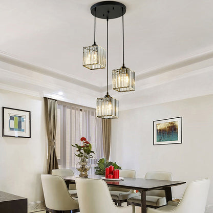 Nordic Glass Multihead Pendant Light for Modern Interiors | Auventra