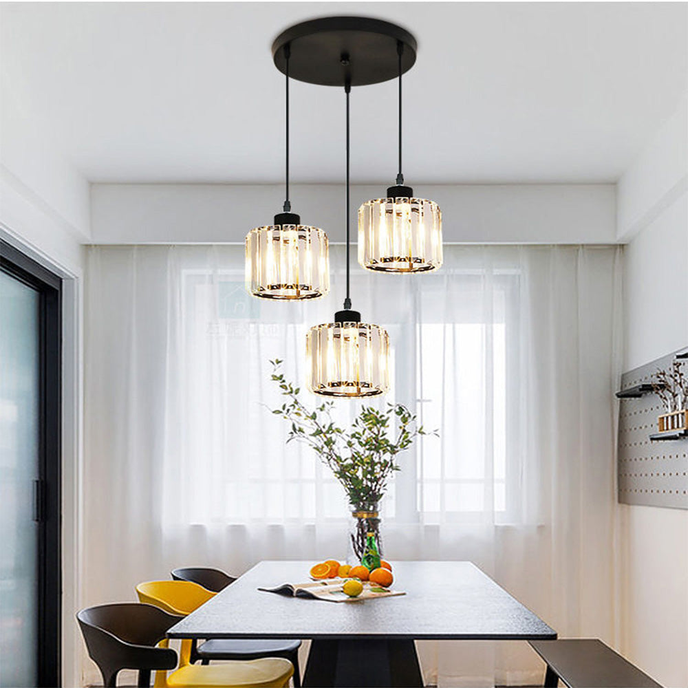 Nordic Glass Multihead Pendant Light for Modern Interiors | Auventra