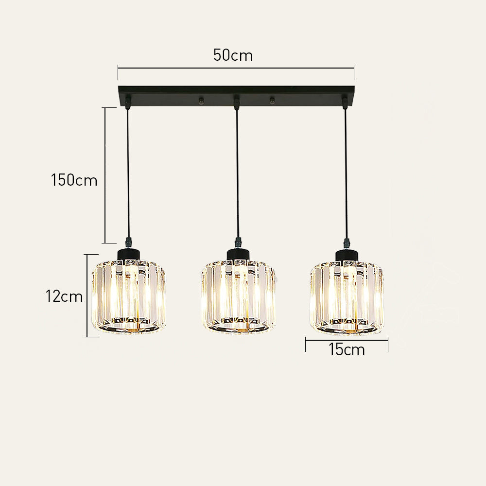 Nordic Glass Multihead Pendant Light for Modern Interiors | Auventra