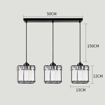 Nordic Glass Multihead Pendant Light for Modern Interiors | Auventra
