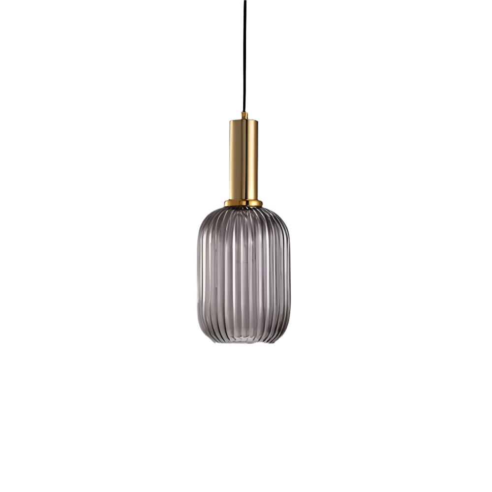 Nordic Glass Pendant Light With Vintage Colour Accents | Kelvora