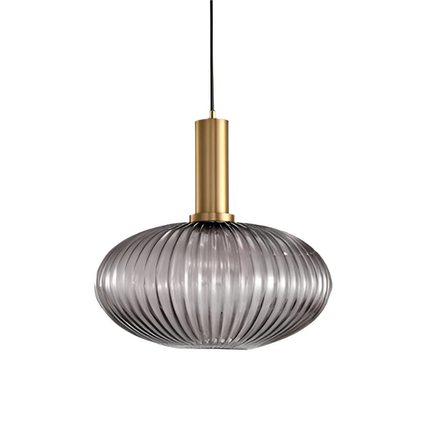Nordic Glass Pendant Light With Vintage Colour Accents | Kelvora