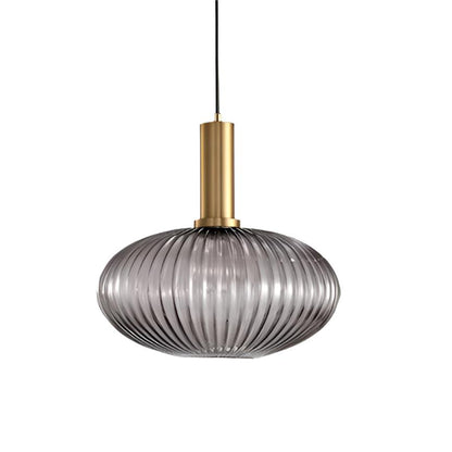 Nordic Glass Pendant Light With Vintage Colour Accents | Kelvora