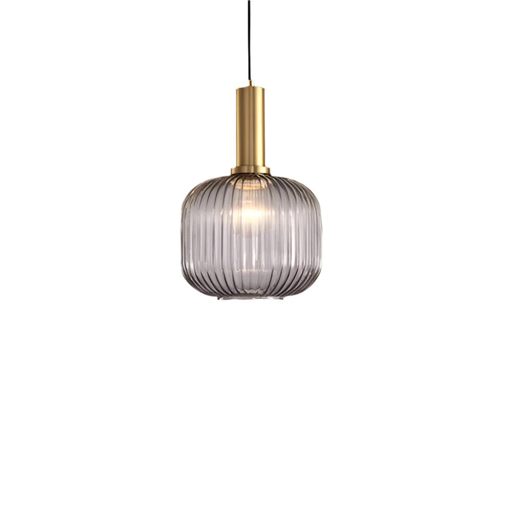 Nordic Glass Pendant Light With Vintage Colour Accents | Kelvora