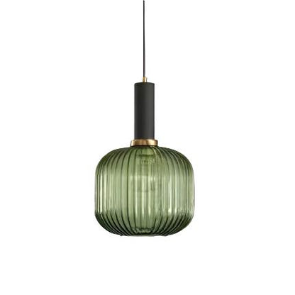 Nordic Glass Pendant Light With Vintage Colour Accents | Kelvora