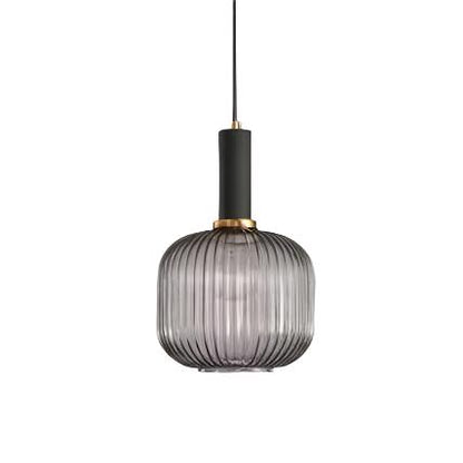 Nordic Glass Pendant Light With Vintage Colour Accents | Kelvora