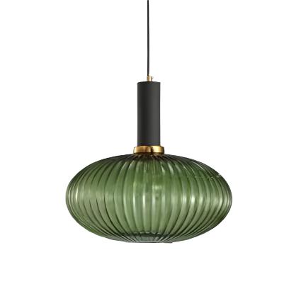 Nordic Glass Pendant Light With Vintage Colour Accents | Kelvora