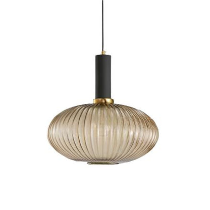Nordic Glass Pendant Light With Vintage Colour Accents | Kelvora