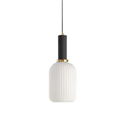 Nordic Glass Pendant Light With Vintage Colour Accents | Kelvora