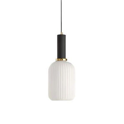 Nordic Glass Pendant Light With Vintage Colour Accents | Kelvora