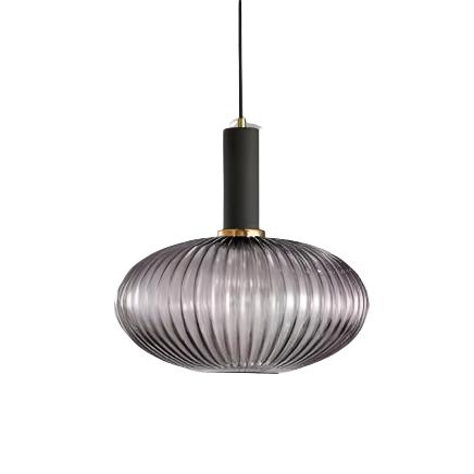 Nordic Glass Pendant Light With Vintage Colour Accents | Kelvora