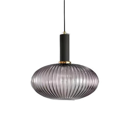 Nordic Glass Pendant Light With Vintage Colour Accents | Kelvora