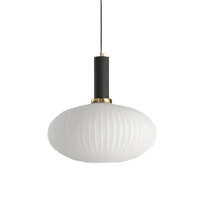 Nordic Glass Pendant Light With Vintage Colour Accents | Kelvora