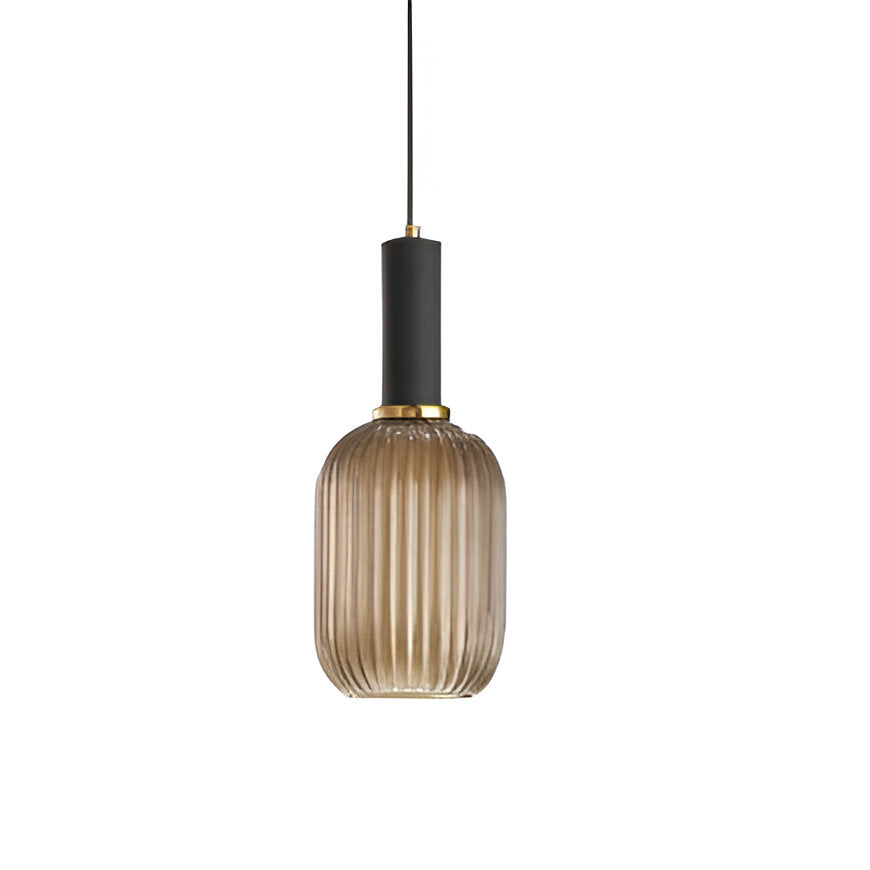 Nordic Glass Pendant Light With Vintage Colour Accents | Kelvora