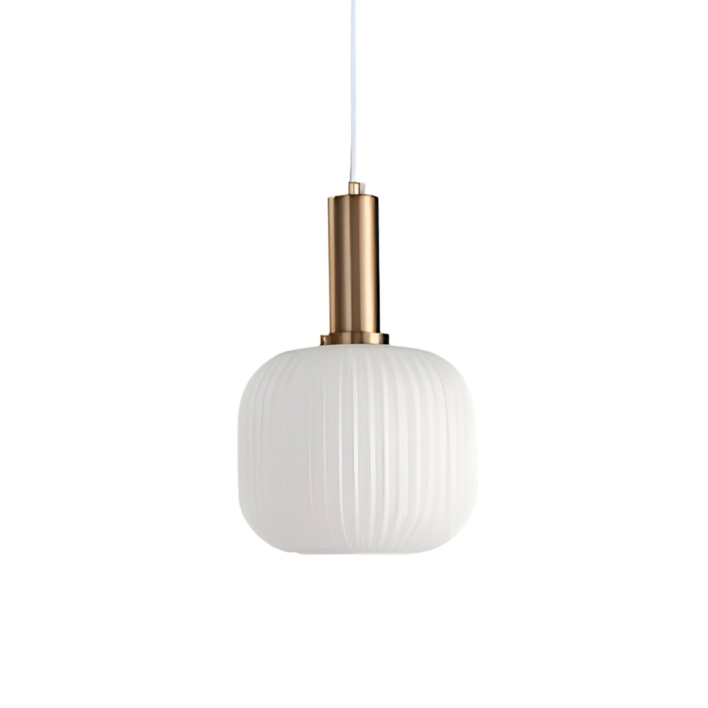 Nordic Glass Pendant Light With Vintage Colour Accents | Kelvora
