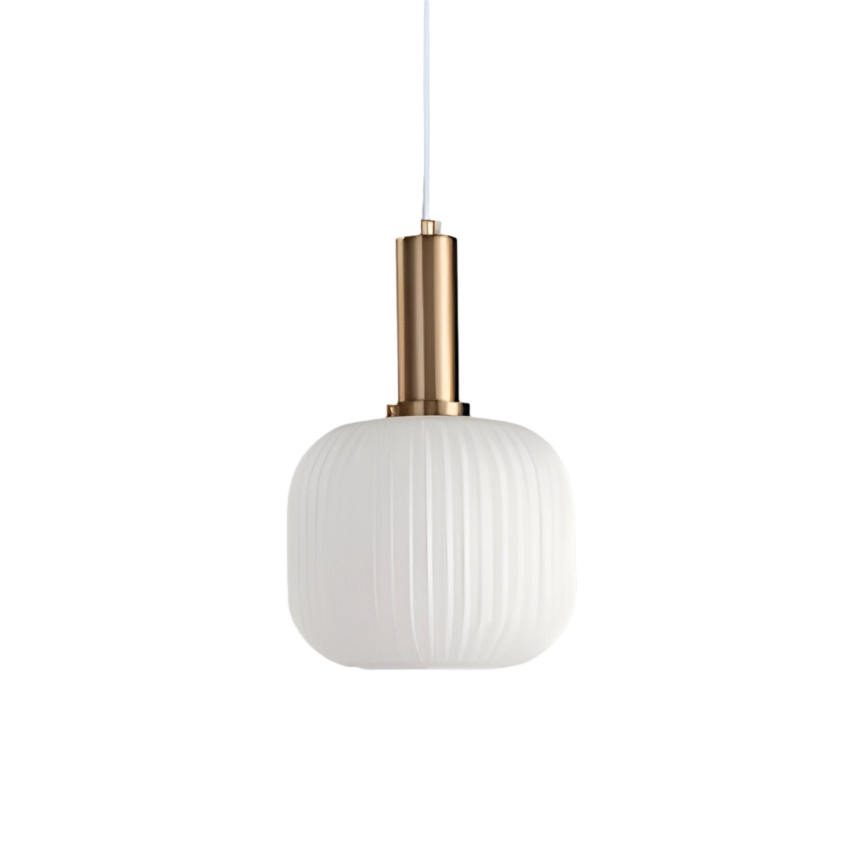 Nordic Glass Pendant Light With Vintage Colour Accents | Kelvora
