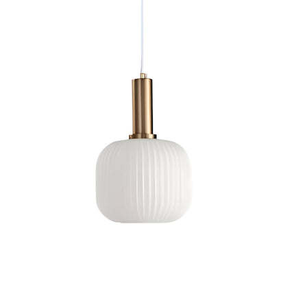 Nordic Glass Pendant Light With Vintage Colour Accents | Kelvora