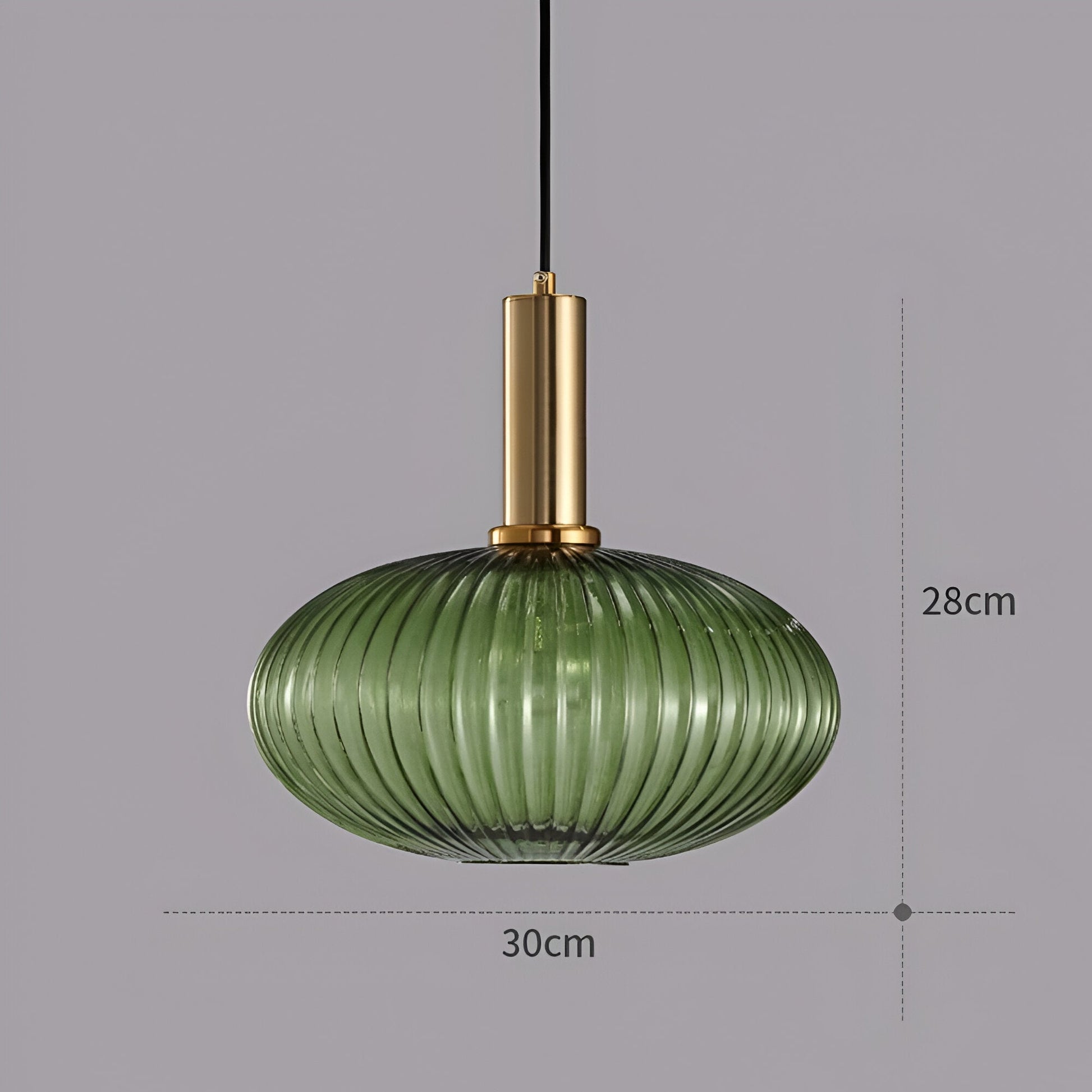 Nordic Glass Pendant Light With Vintage Colour Accents | Kelvora