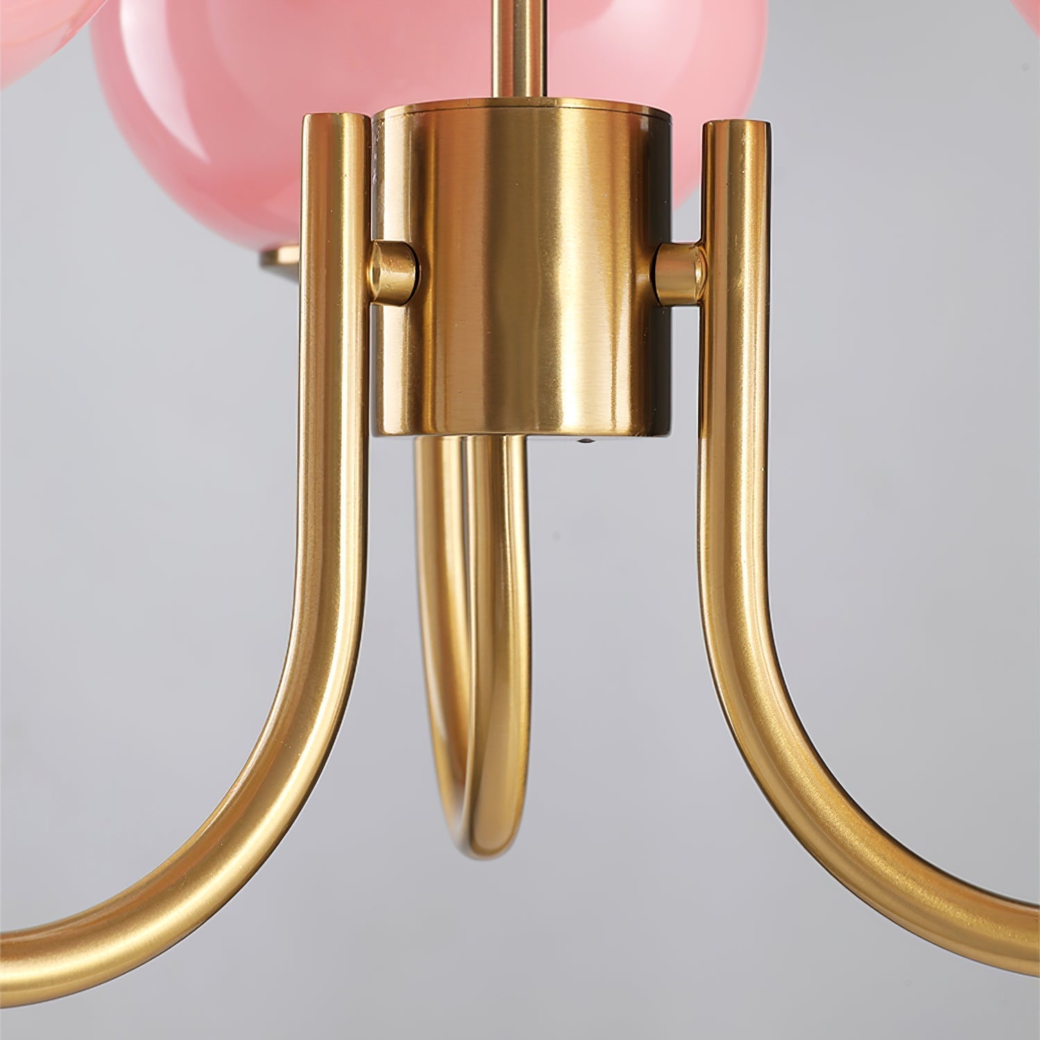 Nordic Glass Shade Chandelier with Three Lights | Renvia