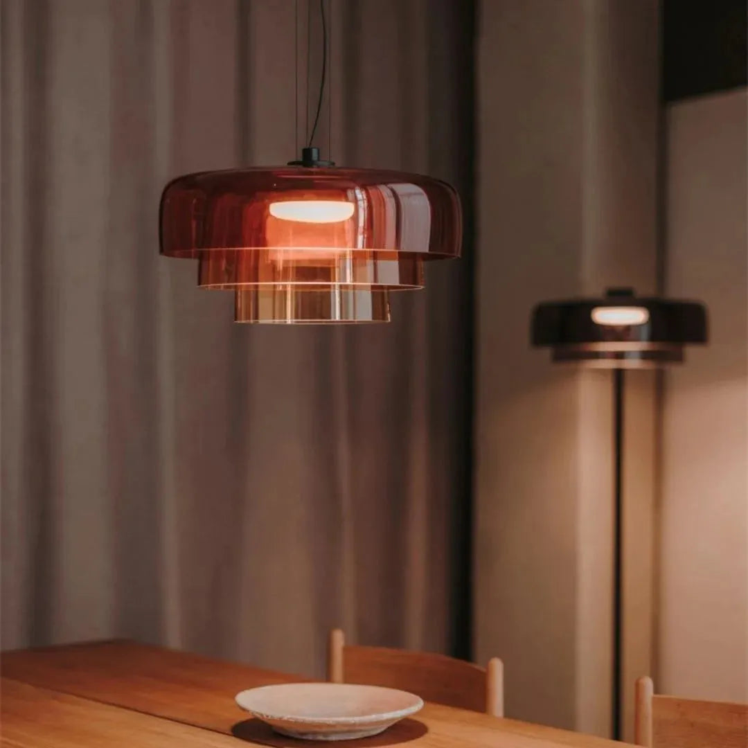 Nordic Glass Shade Pendant Light for Dining Areas | Xorvexa
