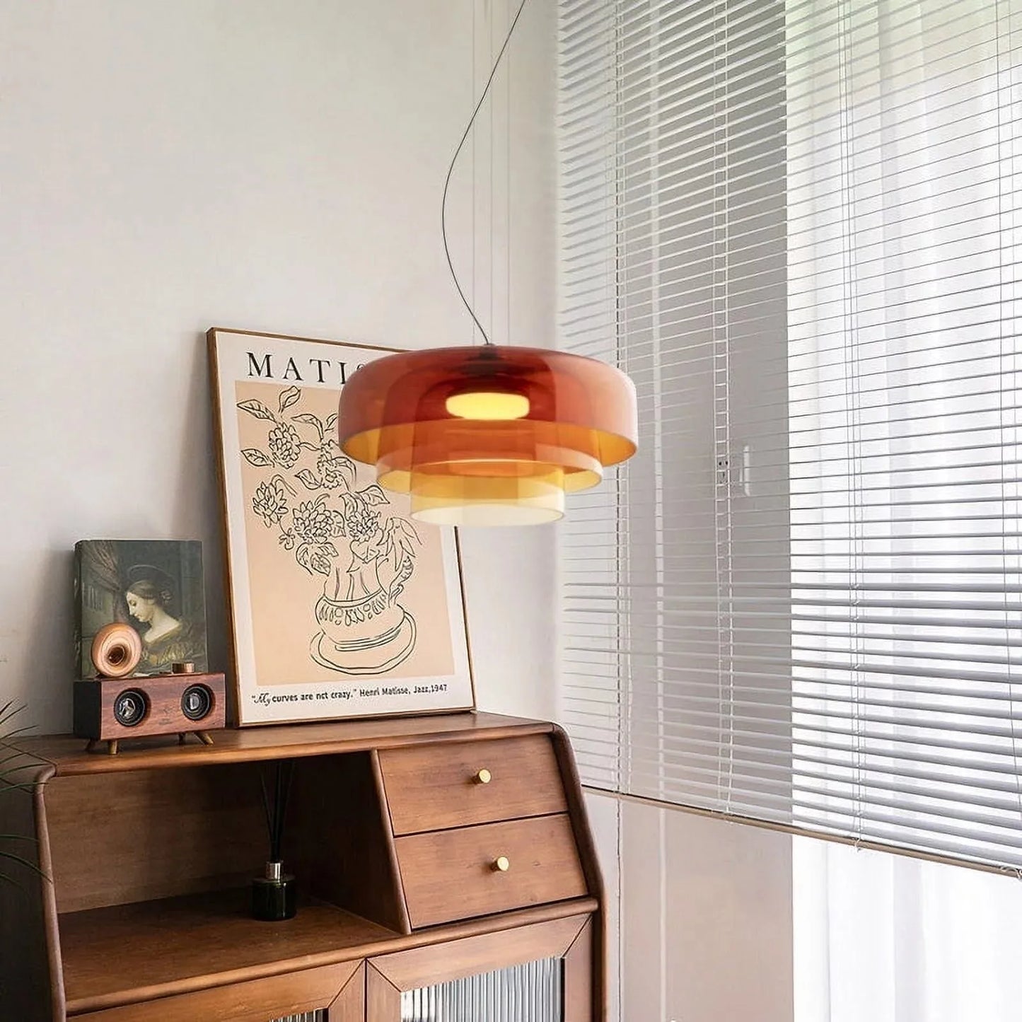 Nordic Glass Shade Pendant Light for Dining Areas | Xorvexa