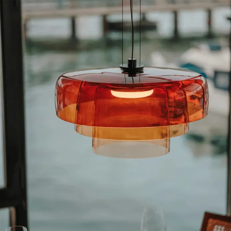 Nordic Glass Shade Pendant Light for Dining Areas | Xorvexa