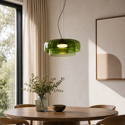 Nordic Glass Shade Pendant Light for Dining Areas | Xorvexa