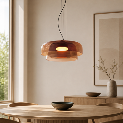 Nordic Glass Shade Pendant Light for Dining Areas | Xorvexa
