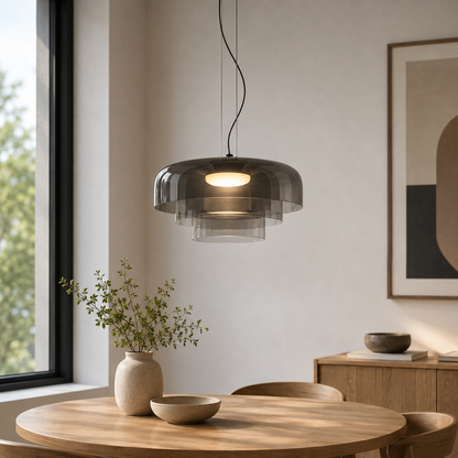 Nordic Glass Shade Pendant Light for Dining Areas | Xorvexa