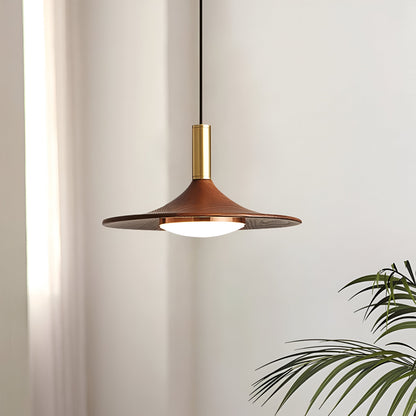 Nordic Iron Shade Pendant Light with Warm LED Glow | Arvique