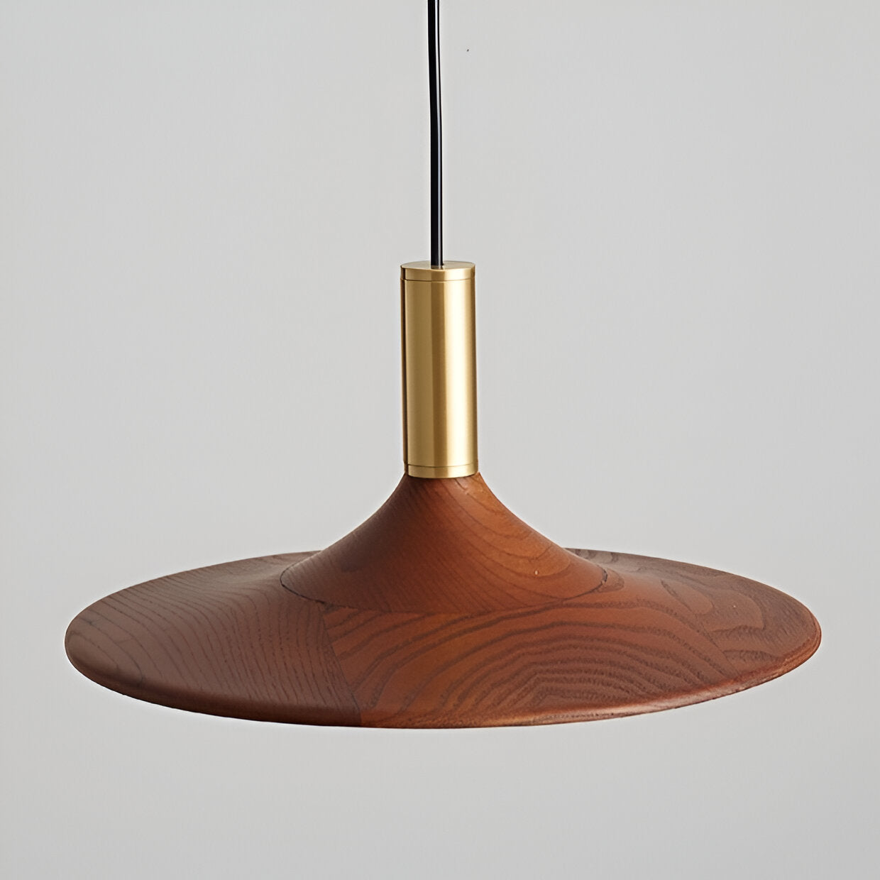 Nordic Iron Shade Pendant Light with Warm LED Glow | Arvique