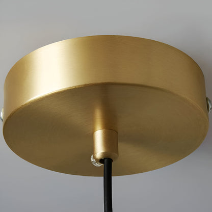 Nordic Iron Shade Pendant Light with Warm LED Glow | Arvique