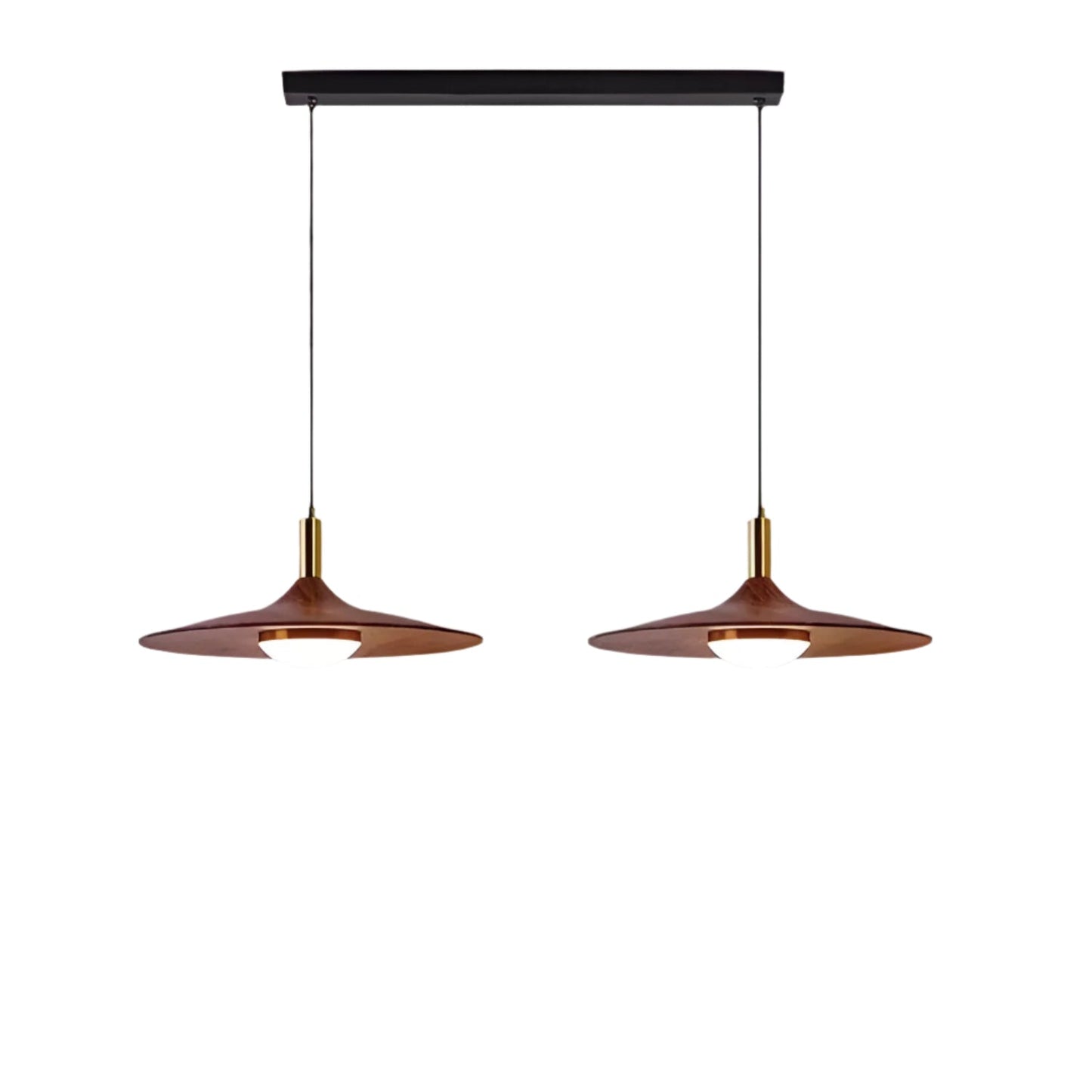 Nordic Iron Shade Pendant Light with Warm LED Glow | Arvique