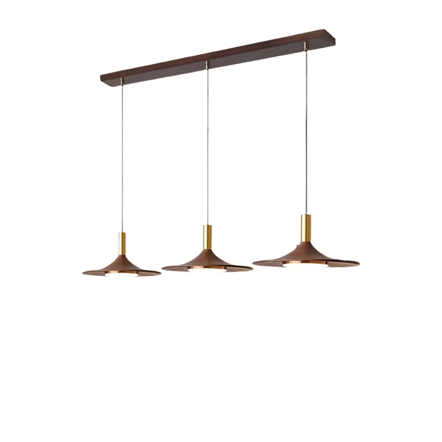 Nordic Iron Shade Pendant Light with Warm LED Glow | Arvique