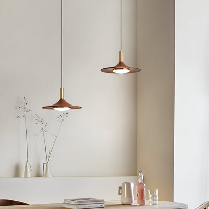 Nordic Iron Shade Pendant Light with Warm LED Glow | Arvique