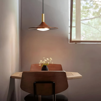 Nordic Iron Shade Pendant Light with Warm LED Glow | Arvique