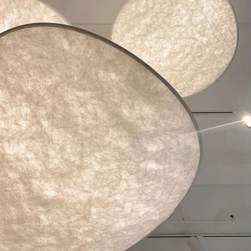 Nordic Japandi Silk Shade Pendant Light with Dimmable LED | Virexon
